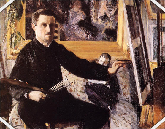 Gustave Caillebotte - Autoportrait au chevalet