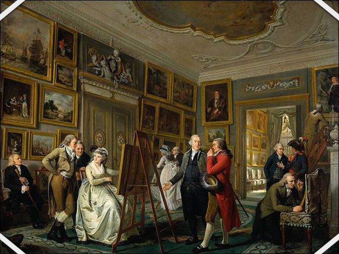 Adriaan de Lelie. La galerie d'art de Jan Gildemeester Jansz (1794-1795), Rijksmuseum Amsterdam.