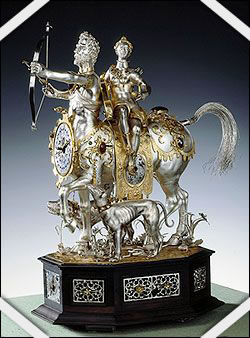Diane sur un Centaure, Melchior Mair, 1605 (automate)