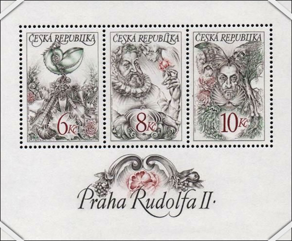 Rodolphe II collectionné - Poste tchèque, 1997