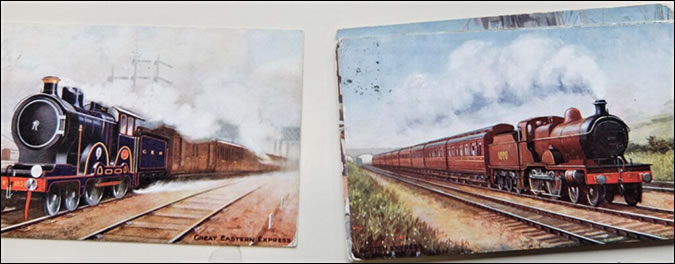 Collection de cartes postales de Valery Larbaud. Médiathèque de Vichy