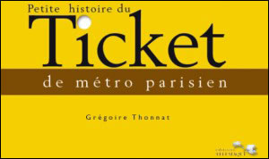 Ticket de métro parisien
