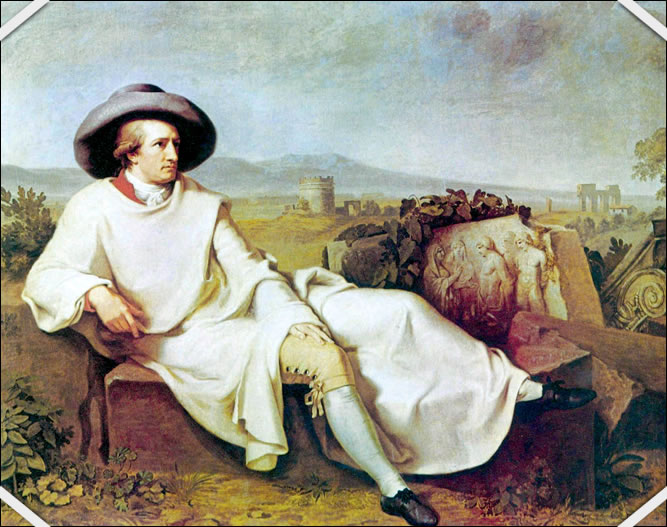Tischbein - Goethe dans la campagne romaine