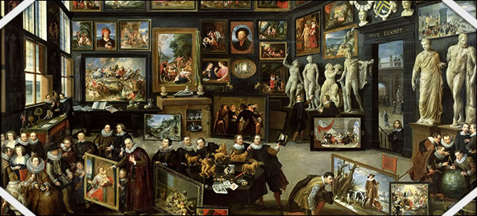 Willem van Haecht, Le cabinet d'art de Cornelis van der Geest (1628)