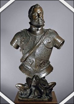 Buste de Rodolphe II, Adrien de Vies, 1603