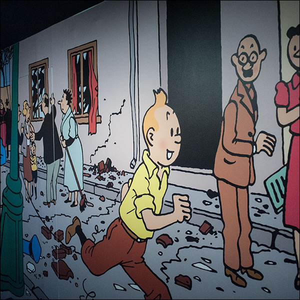 Exposition Hergé au Grand Palais en 2016 © Julien Jaulin  hanslucas.com