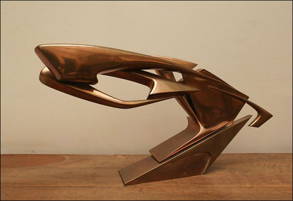 Marcel Arnould, Sculpture S52, bronze, 1971