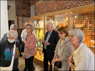 Seconde visite de la Fondation Madeleine 7, au centre de Bruxelles, le 3 mai 2025