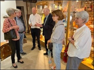 Seconde visite de la Fondation Madeleine 7, au centre de Bruxelles, le 3 mai 2025