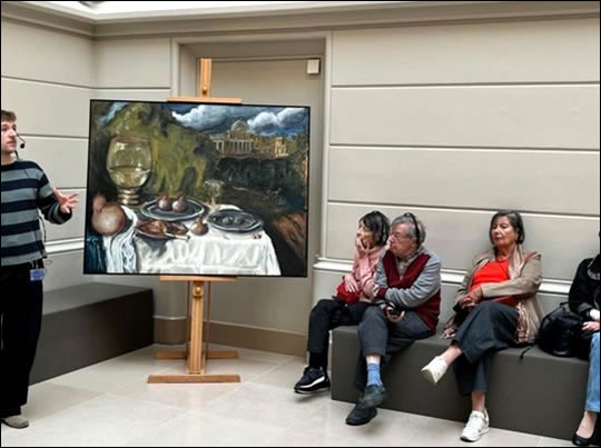 Somptueuse visite au sein d�un majestueux mus�e bancaire, le 10 avril 2026