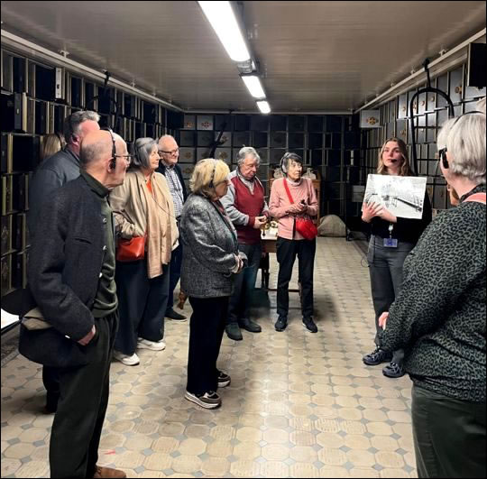 Somptueuse visite au sein d�un majestueux mus�e bancaire, le 10 avril 2026